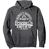 Mama's Boobery Breastfeeding Brewery New Mom Brewing Co Pullover Hoodie