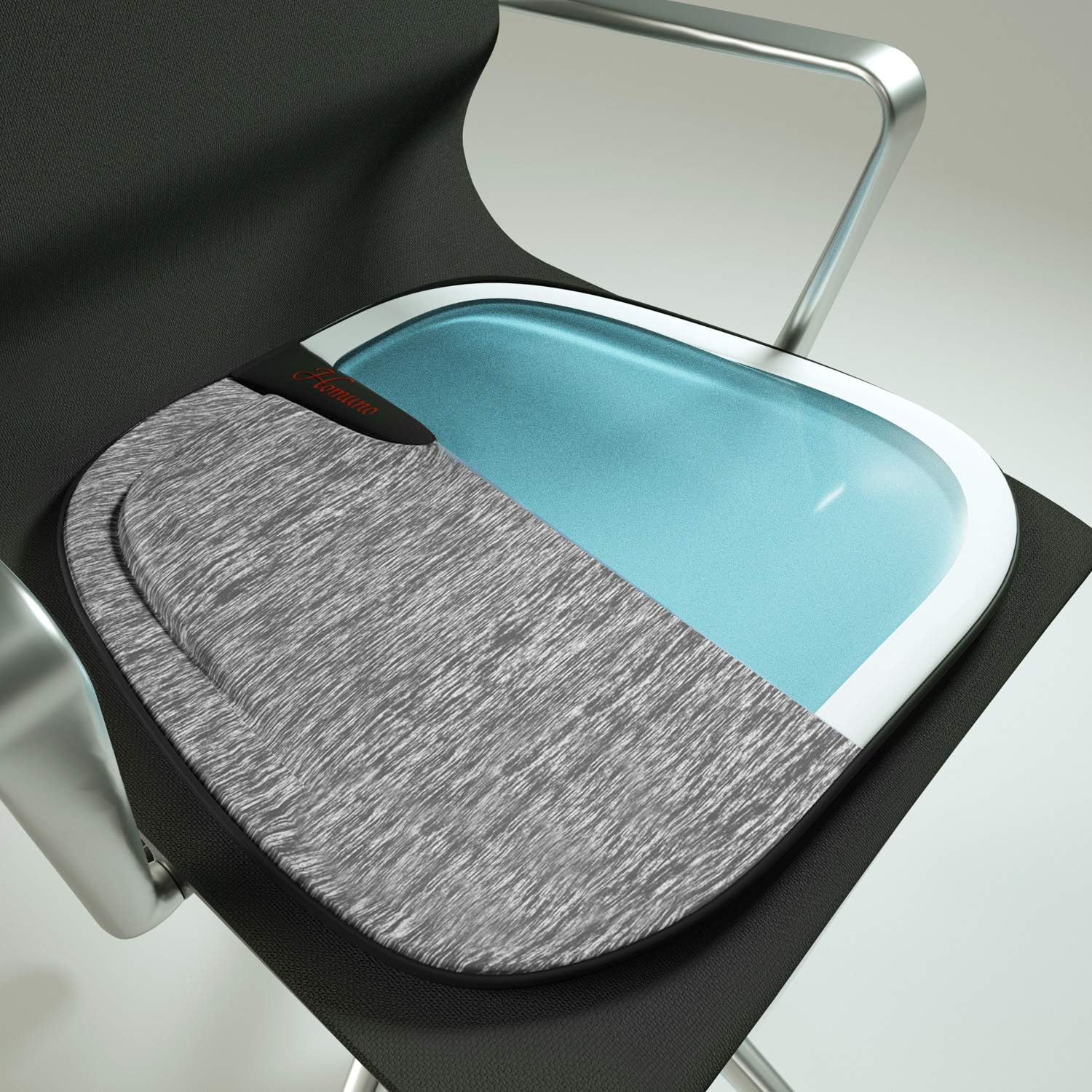 Homuno Car seat Cushion Gel Cushion & Memory Foam with