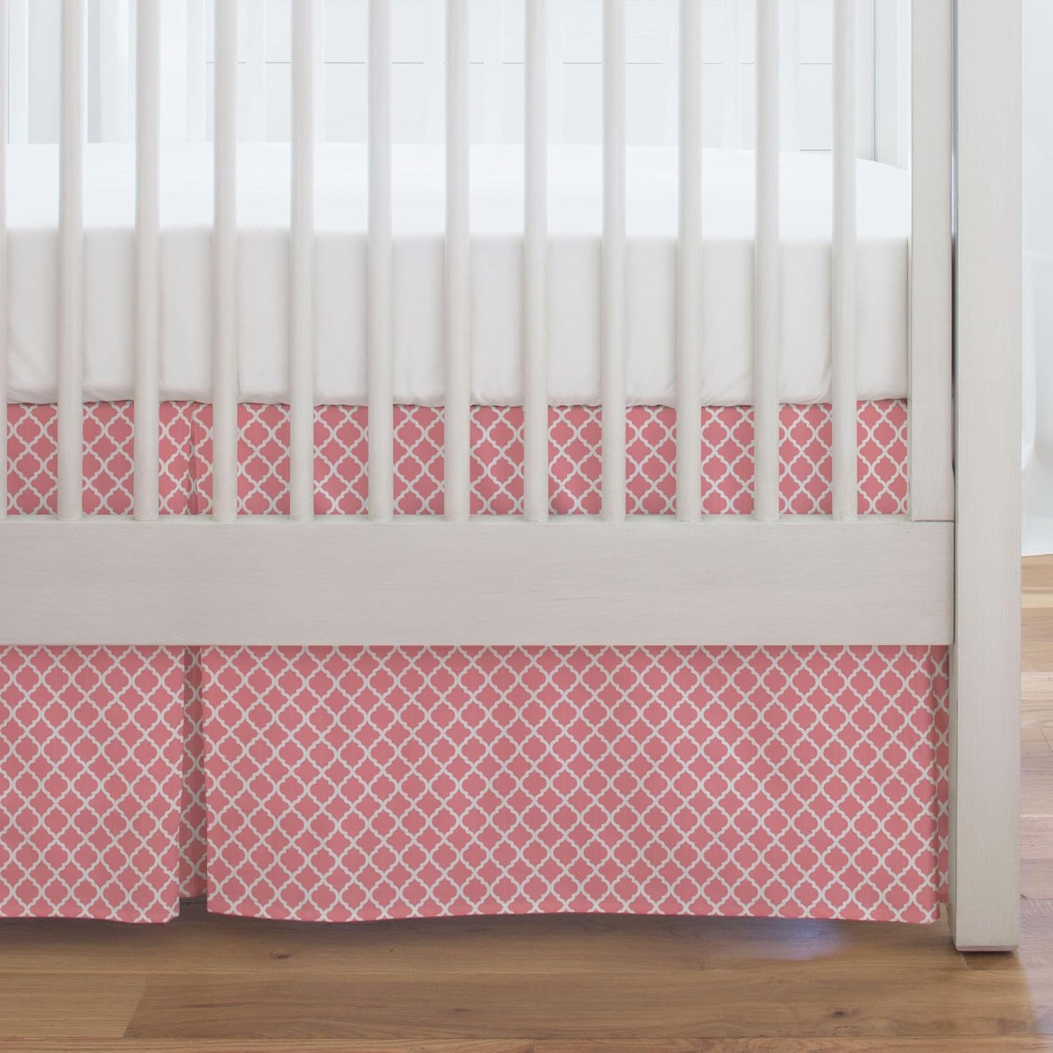 gingham crib skirt