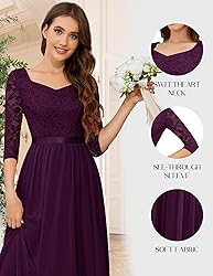Wedtrend Mother of The Bride Dress Half-Sleeve