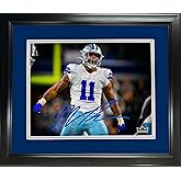 Framed Micah Parsons Facsimile Laser Engraved Signature Auto Dallas Cowboys 11"x14" Football Photo HOFSM Holo
