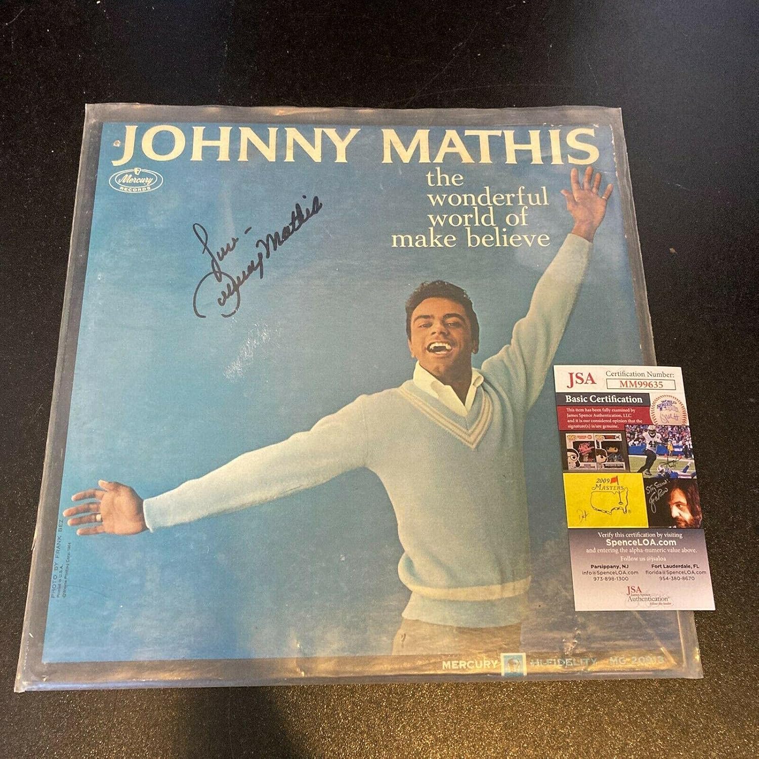 Johnny Mathis Signed Autographed Vintage Record Album COA - JSA ...
