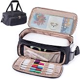 Carrying Case for Criut Joy Xtra with Accessories Storage Organizer | Large storage bag organizes for Joy accessories, tools and supplies with mesh pockets and elastic slots for travel and home