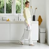Brabantia Sort & Go 12L Waste Bin Fir Green with Stay-Open Lid view 4