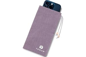 TOMUM EMF Shield Sleeve for Cell Phone - EMF Protection Smartphone Pouch - Anti EMP Bag - Signal Blocking Case for Radiation EMF EMP 5G RFID Grey