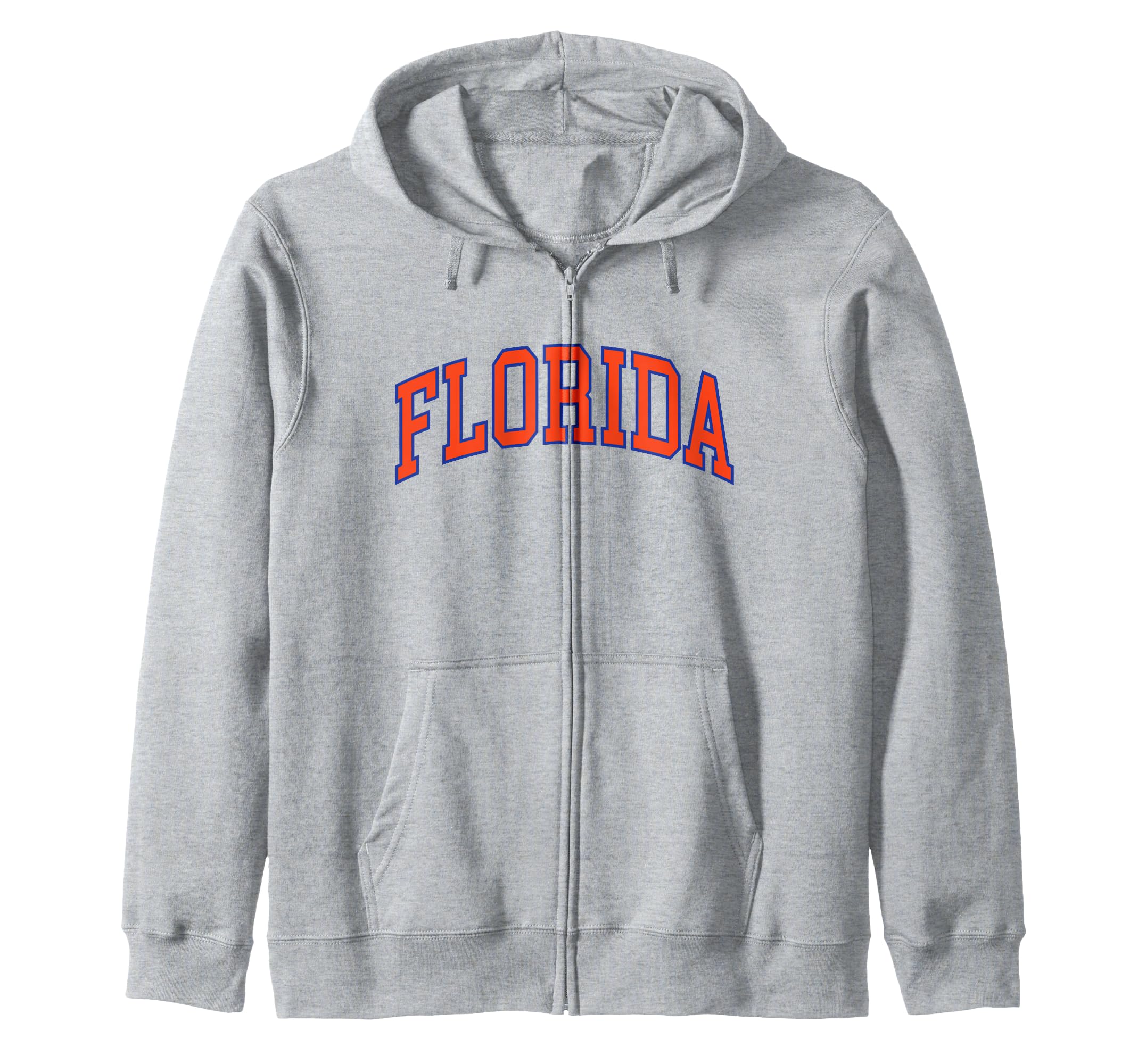 Photo 1 of Vintage Florida Men Florida Women Retro Orange Blue FL Tee Zip Hoodie
