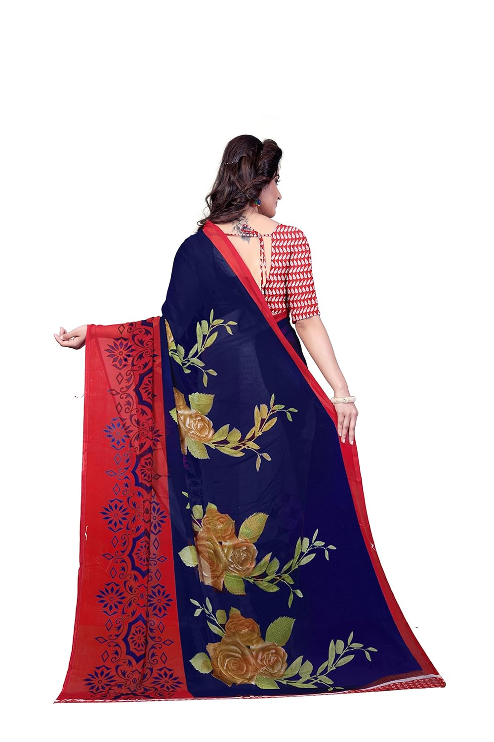 kashvi saree women's saree with blouse piece