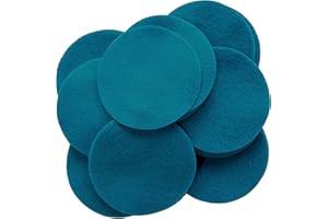 Playfully Ever After Ocean Blue Craft Felt Circles (2.5 Inch - 46pc)