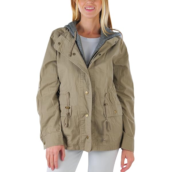 Woman Within Plus Size Taslon Anorak Jacket With Removable Fleece