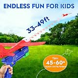 Winstico Airplane Launcher Toy 3 Pack Foam Glider Planes Ages 4-9 view 2