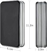 LIOVODE 96 Capacity CD Case Holder Storage Organizer Black view 7
