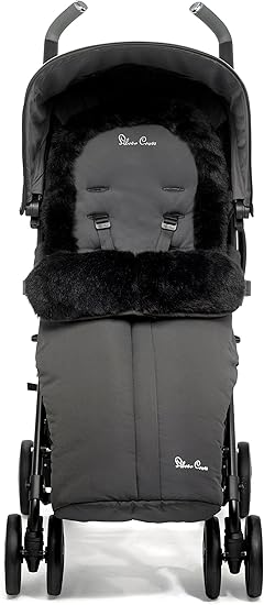 silver cross luxury footmuff black