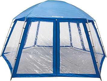 Steinbach 36425 Toiture De Piscine En Matiere Hydrofuge Avec Fenetre 600 X 520 X 280 Cm Amazon Fr Jardin