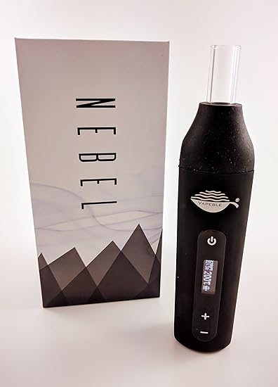 Vapeble Vaporizer Nebel - Verdampfer mit Glasmundstück, OLED Display und stufenloser Temperaturreglung, Macht super Vape aus 
