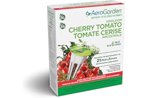 AeroGarden Cherry Tomato Seed Pod Kit - Cherry Tomato Seeds for AeroGarden Indoor Garden, 6-Pod