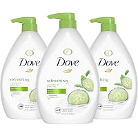 Dove Refreshing Body Wash with Pump Revitalizes and Refreshes Skin Cucumber and Green Tea Effectively Washes Away…