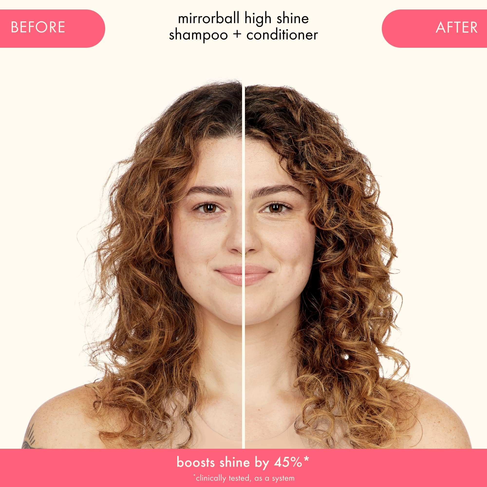 amika mirrorball high shine + protect antioxidant shampoo