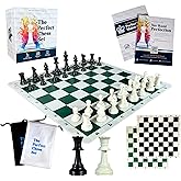 MegaChess Staunton Triple Weighted Chess Set, 3.8" King