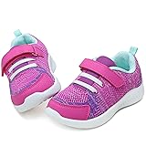 nerteo Toddler Girl Tennis Shoes Cute Kids Girls