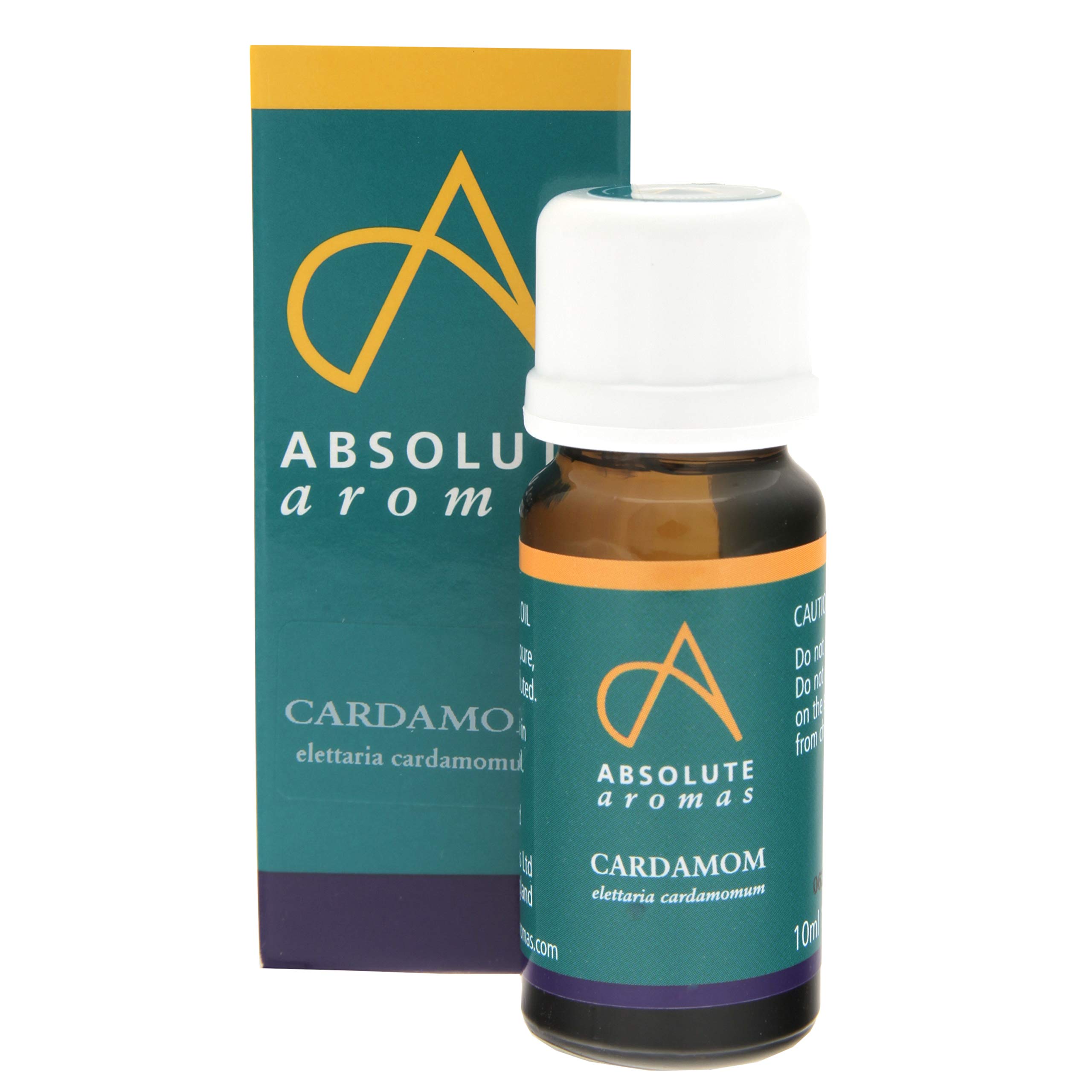 Absolute Aromas Cardamom 10ml Essential Oil - 100% Pure, Natural, Undiluted, Vegan and Cruelty-Free - for use in Diffusers and Aromatherapy Blends