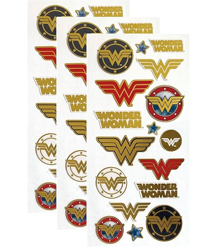 Paper House Productions Wonder Woman Micro-Aufkleber – 3 Stück Im Set Für Planner & Tagebücher