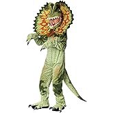 Fun Costumes Realistic Dilophosaurus Costume for Kids - Dinosaur Jumpsuit for Boys - Child Jurassic Cosplay Outfit