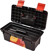 Amtech 10 Inch Mini Plastic Tool Box With Removable Tray view 3