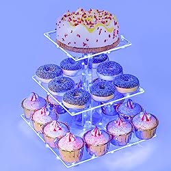 Pastry Stand 3 Tier Acrylic Cupcake Display Stand