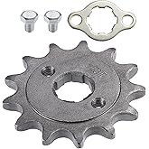X AUTOHAUX 520 Style 13 Teeth 20mm ID Motorcycle Front Chain Sprocket Set | Motor Bike Sprocket, for 50cc 70cc 110cc 125cc Motorcycle Dirt Pit Bike Mini Bike ATV