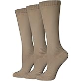 Amazon Essentials Women's Knee High Graduated Non-Medical Compression Socks