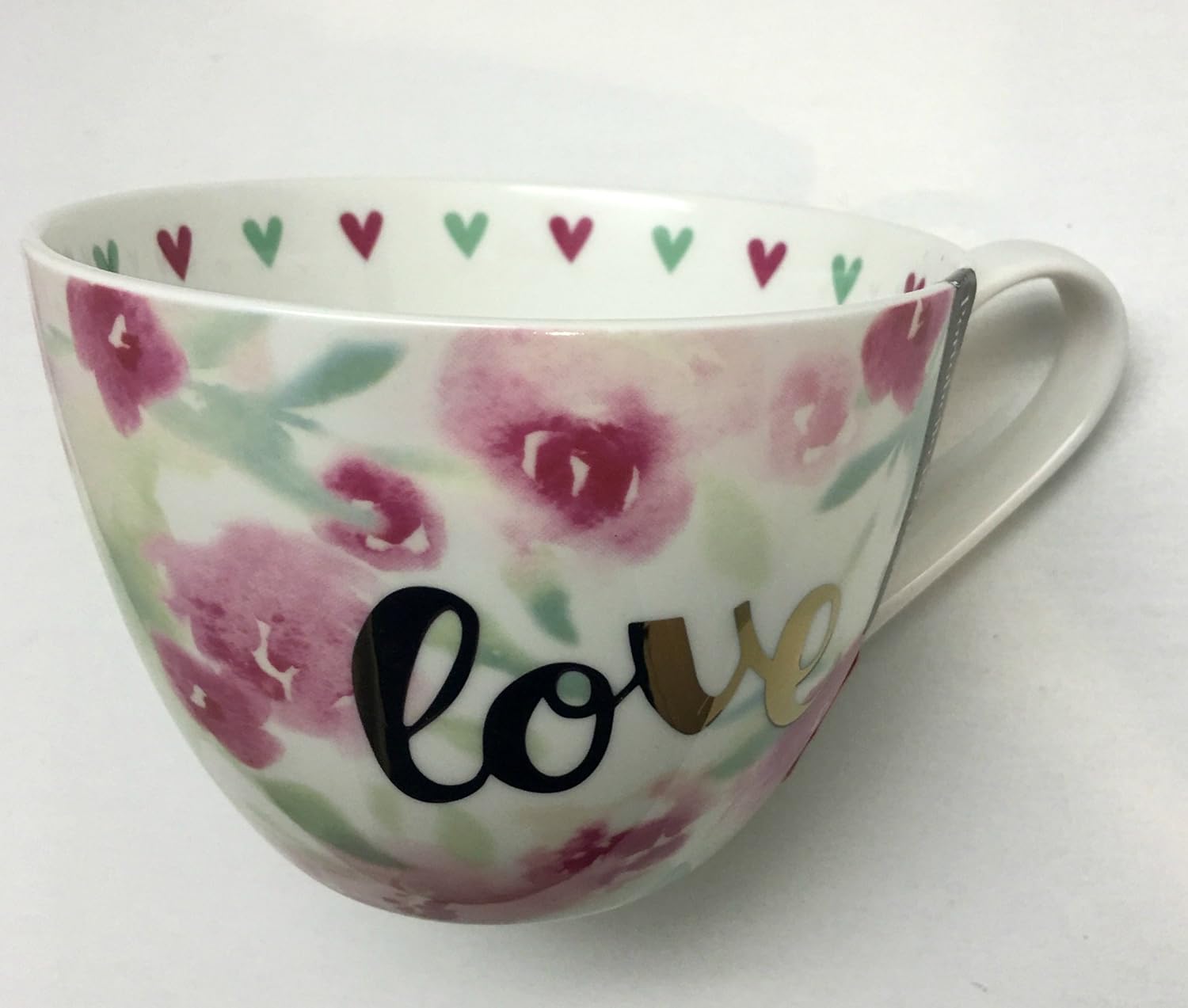 Portobello by Inspire "LOVE" Oversize Bone China Coffee