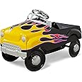Kid Trax Toddler Classic Pedal Car, Kids 3-5 Years Old, Max Weight 60 lbs, Durable Steel, Street Rod, Large