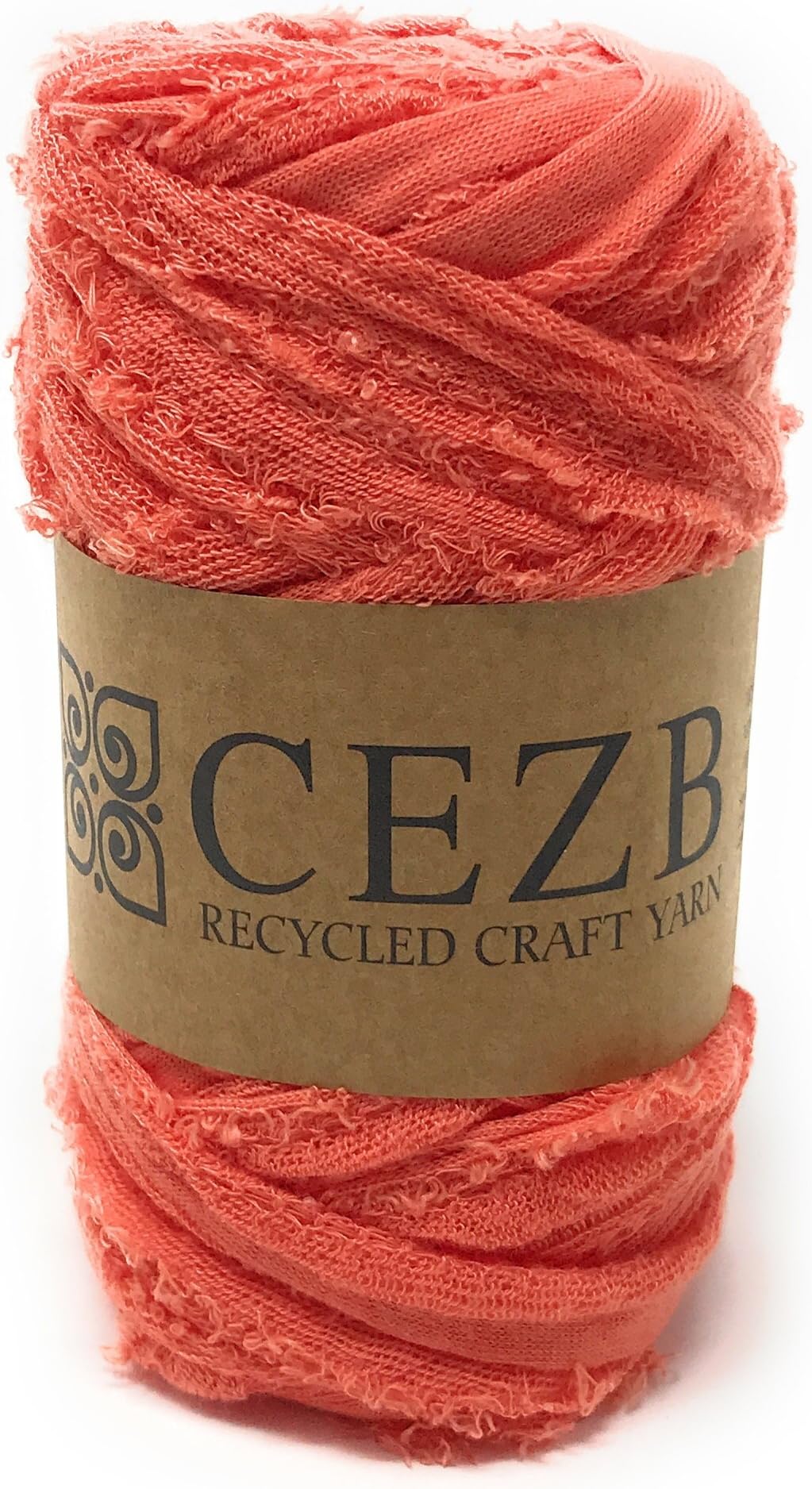 T-Shirt Yarn Bulky Fettuccini Zpagetti Style Elastic Strong Cloth T Shirt Trapillo Yarn Ball for Knitting Sewing Crocheting Bags Bowls DIY Handicraft and Home décor Projects -Small Size - Yarn#540