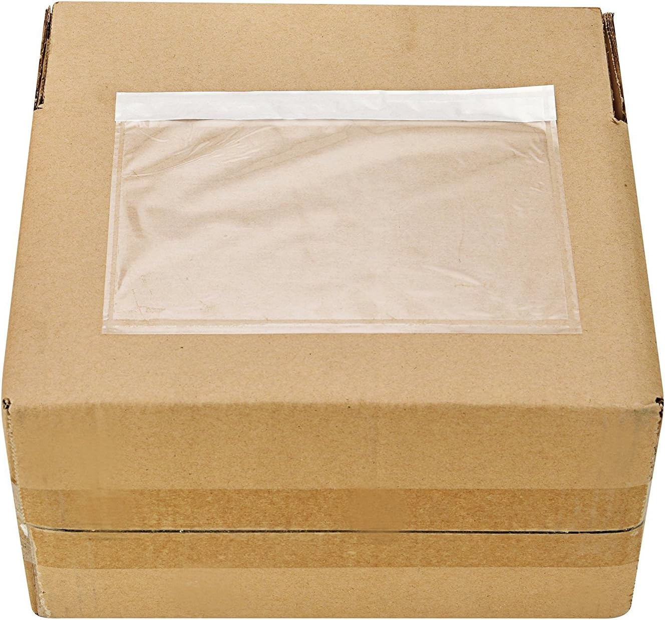 MFLABEL - Clear Adhesive Top Loading Packing List 7.5" x 5.5" Shipping Label Envelopes Pouches - 100pcs : Office Products