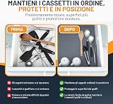 Linda's Essentials Kitchen Drawer Liner 44.5x500 cm Non-Slip Grey EVA view 5