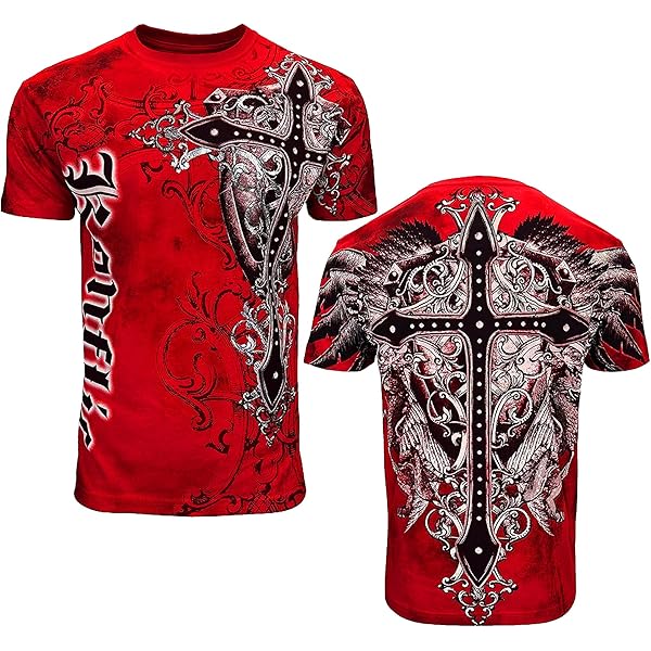 洋楽 KONFLIC WORLD Amazon.com: Konflic Mens MMA Style All-Over Graphic Crew