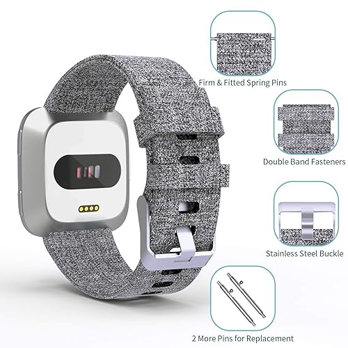 Welltin Pack Bands Compatible with Fitbit Versa Fitbit Versa