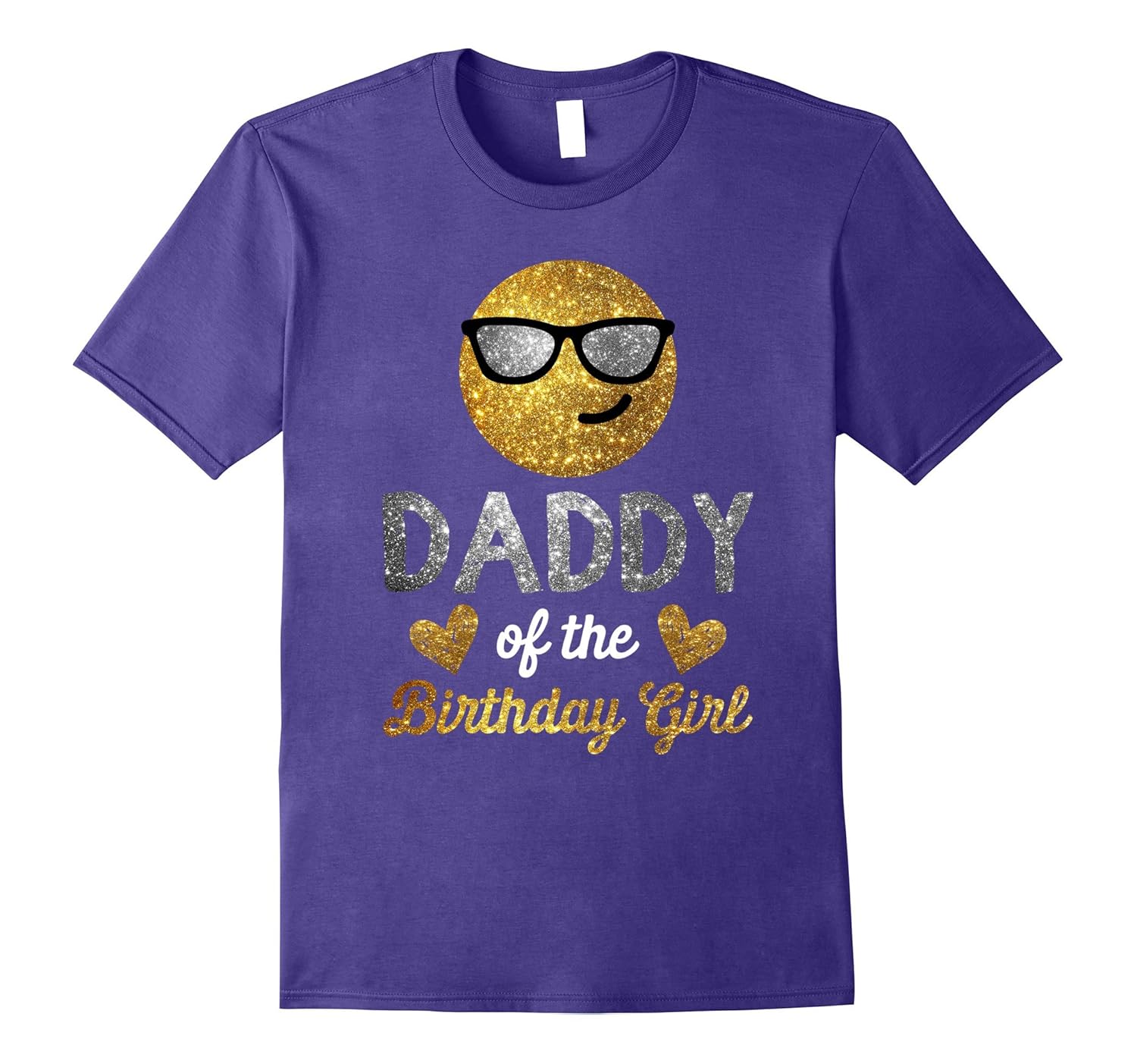 Birthday Emoji Shirt - Daddy of the Birthday Girl T-Shirt-ANZ