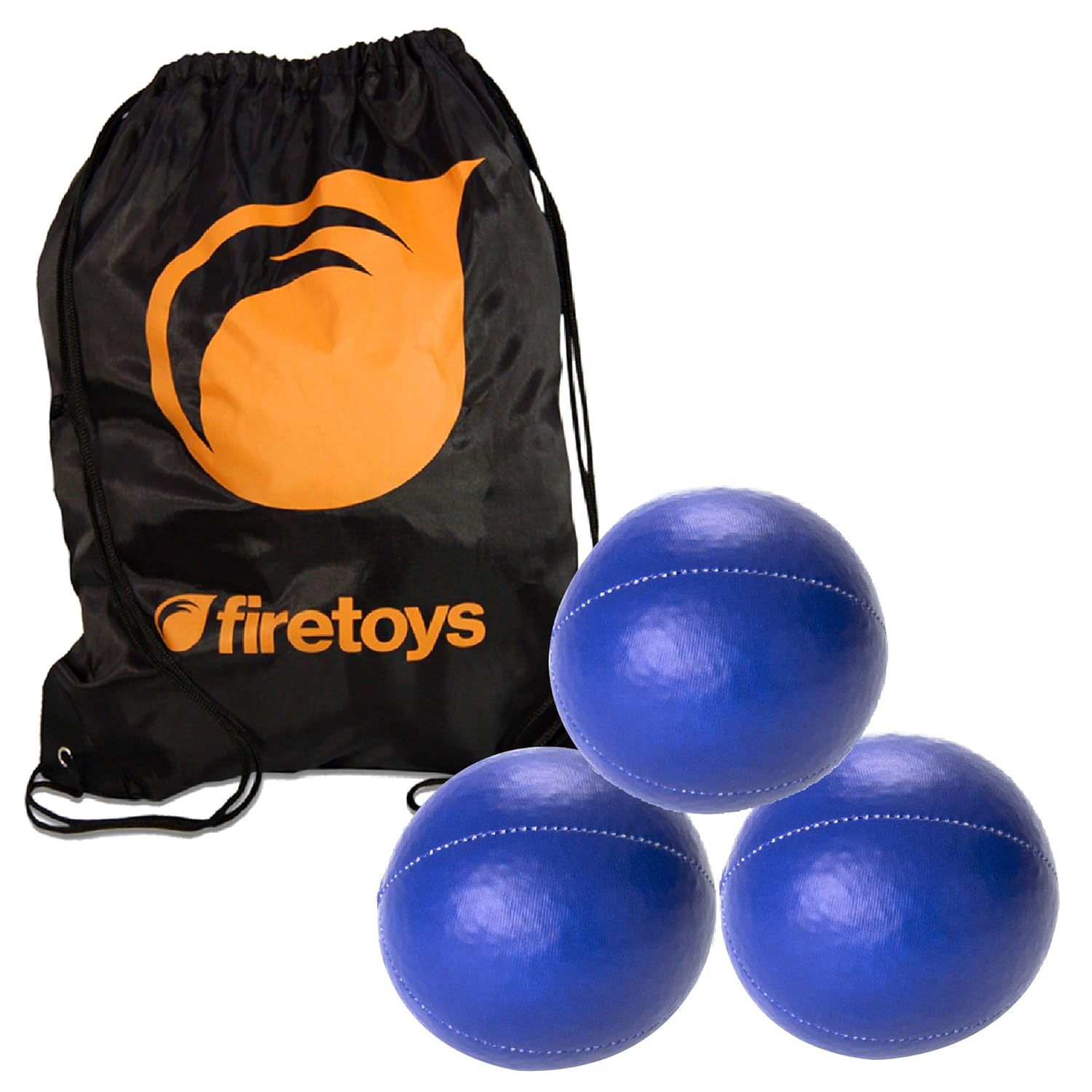 Juggling Ball Set 3X Blue Juggling Balls & Firetoys Bag