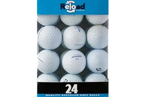 Reload Recycled Golf Balls (24-Pack) of Bridgestone Golf Balls, White(Packaging May Vary)