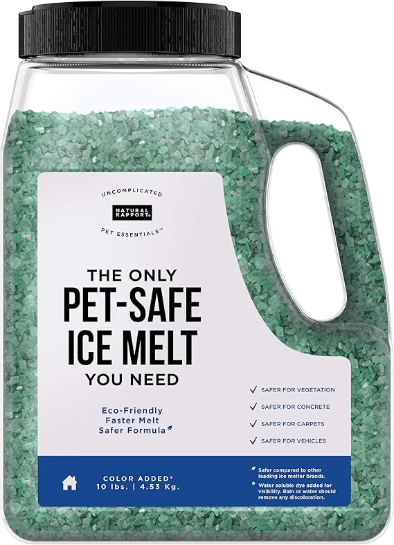Natural Rapport Pet Friendly Ice Melt Calcium Chloride Free, Pet Safe