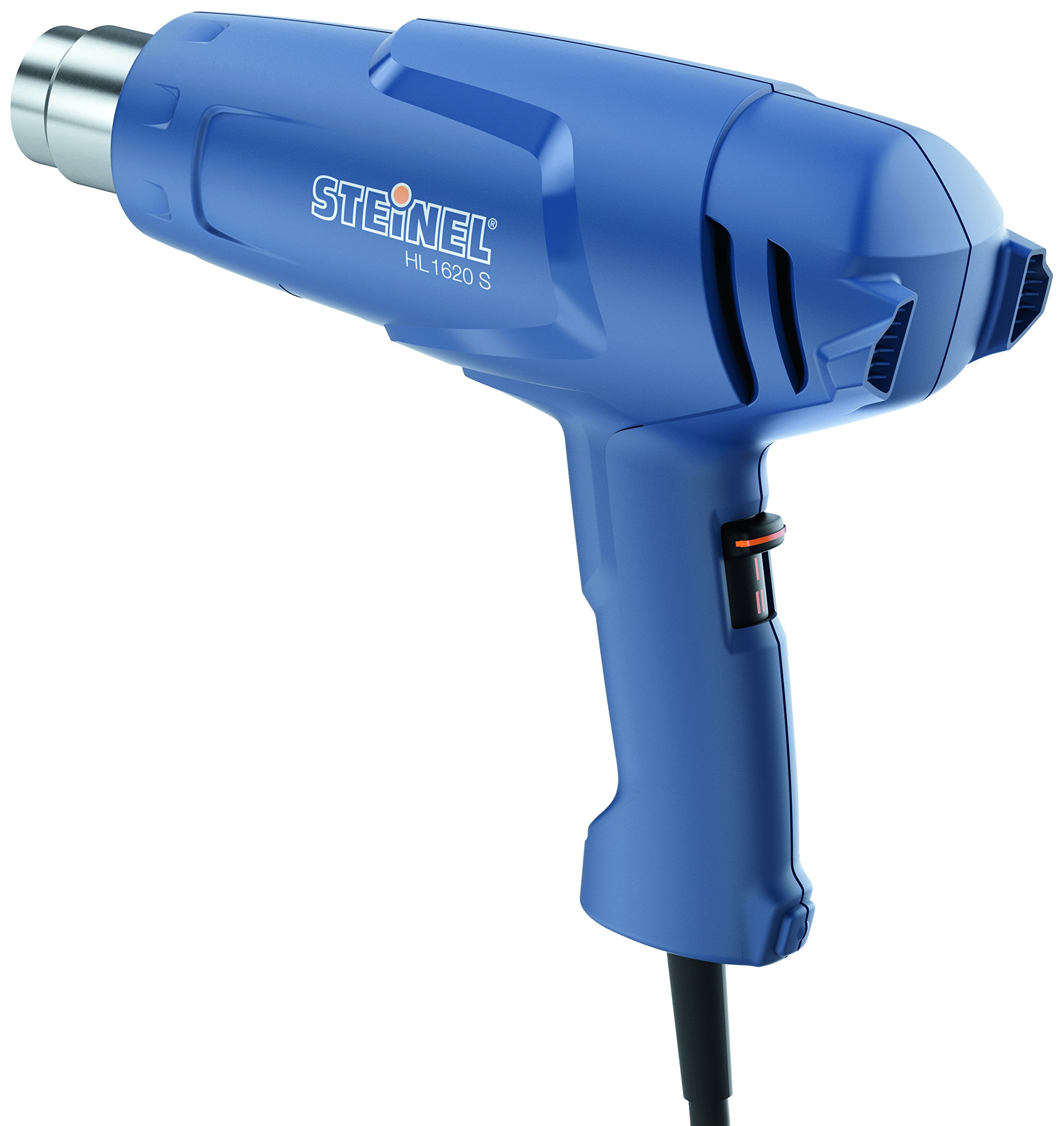 Steinel Hot Air Gun HL 1620 S, 1600 W Heat Gun, Two Temperature Levels (300° and 500° C), Hot Air Dryer for Drying, Shrinking