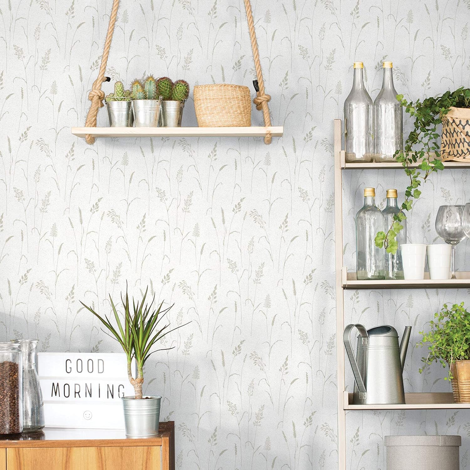 Galerie G12255 Kitchen Recipes Wallpaper, Green - Image 3