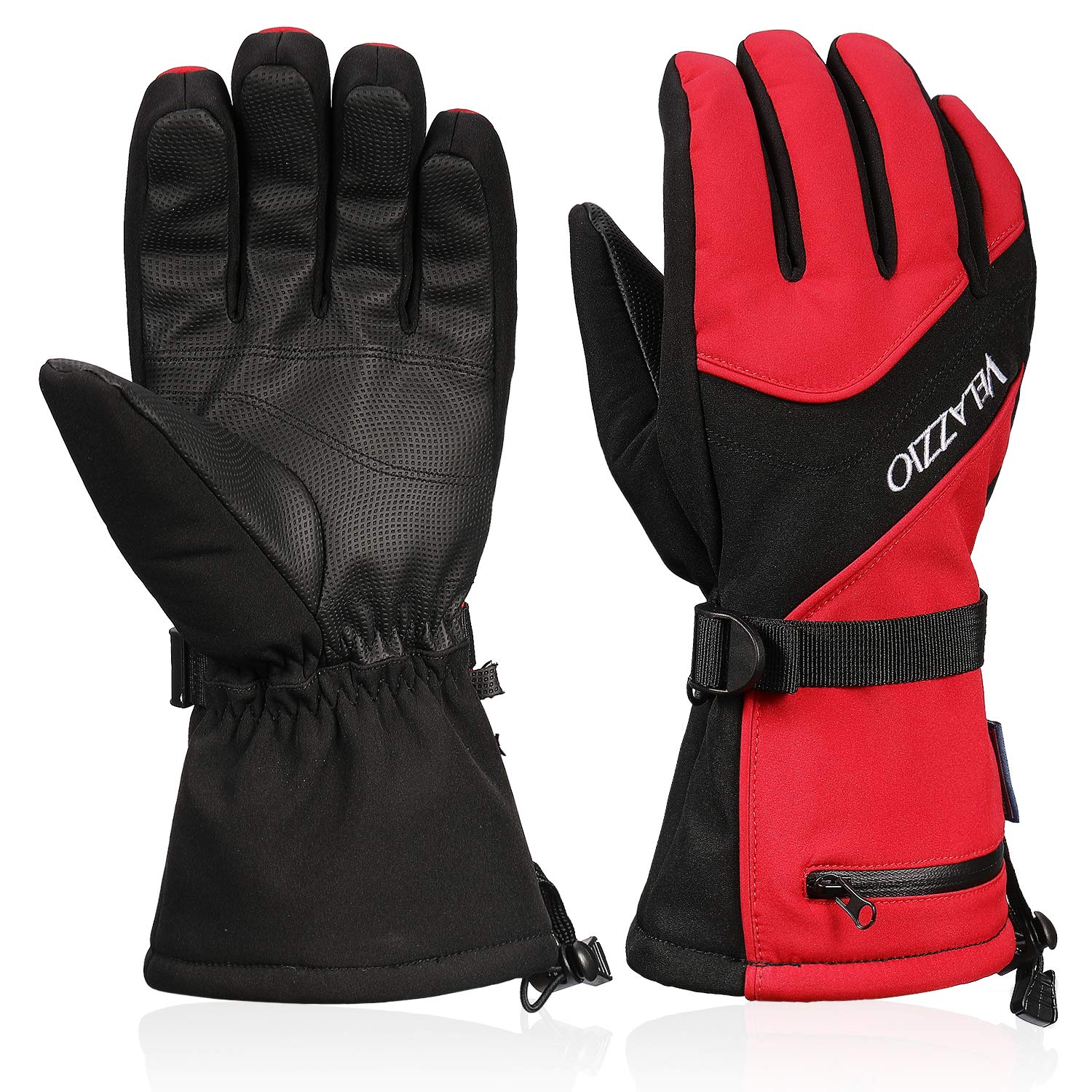 thumbnail image 2 of 2 Pairs Kids Waterproof Snow Gloves - Winter Ski Gloves For Boys & Girls (8-12 Years) 2 of 12