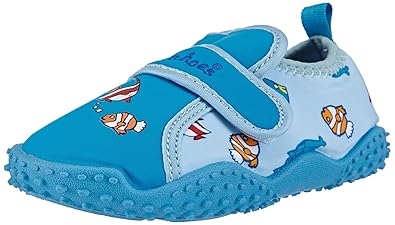 Playshoes Aquaschuhe Badeschuhe Fische mit UV-Schutz 174761 Jungen Aqua Schuhe