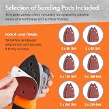 VonHaus Detail Sander 130W Electric Wood Sander Dust Collector 12 Sandpaper view 5