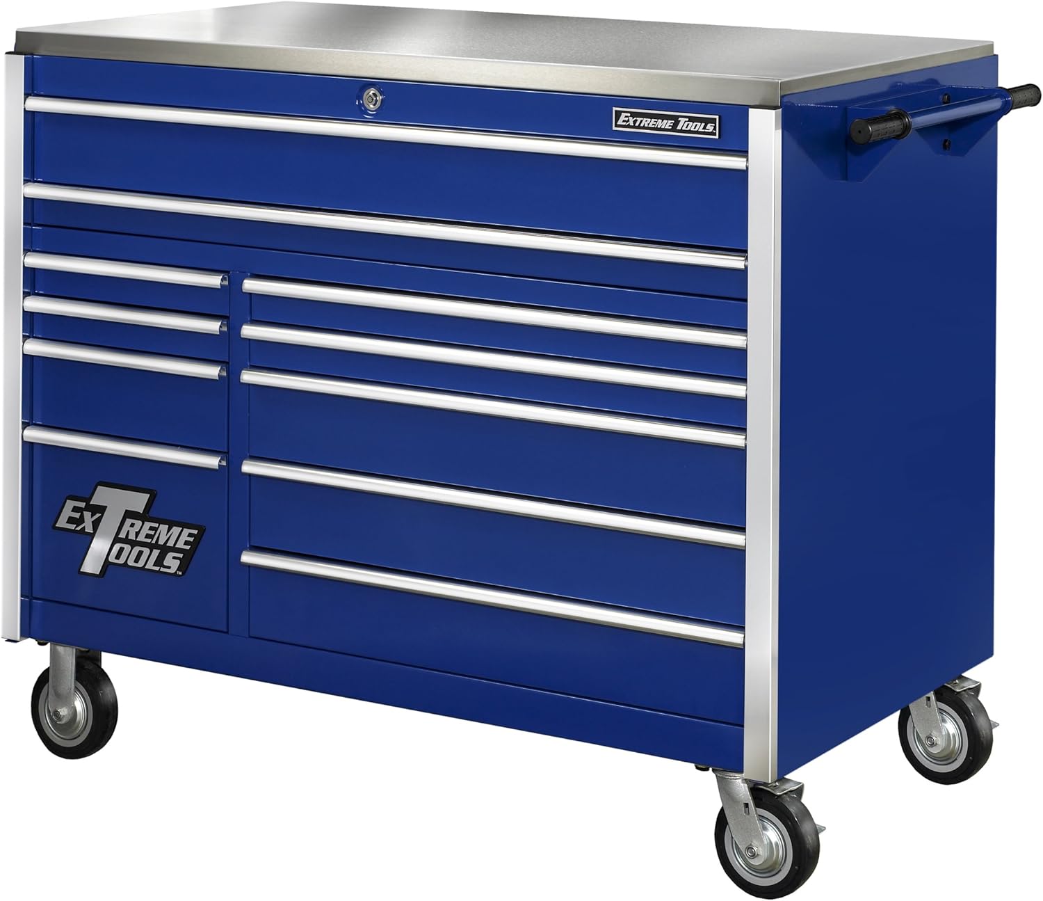 Amazon Com Extreme Tools Ex5511rcbl 11 Drawer Roller Cabinet With