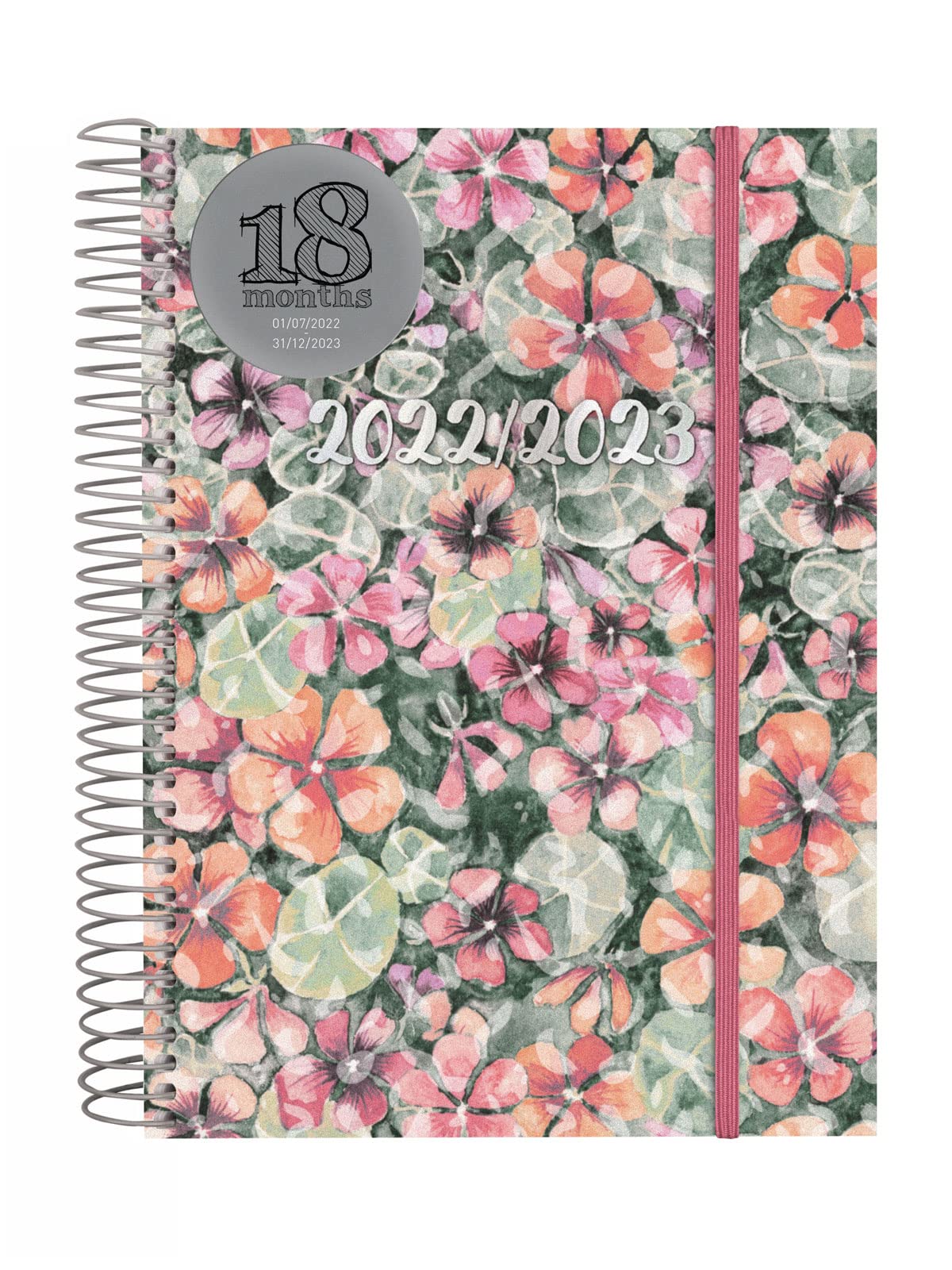 Finocam - Agenda 2022 2023 Spiral 18 Months 2 Days Page July 2022 - December 2023 (18 months) Girl International
