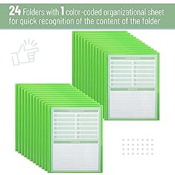 Mr. Pen- Plastic Folders with Pockets and