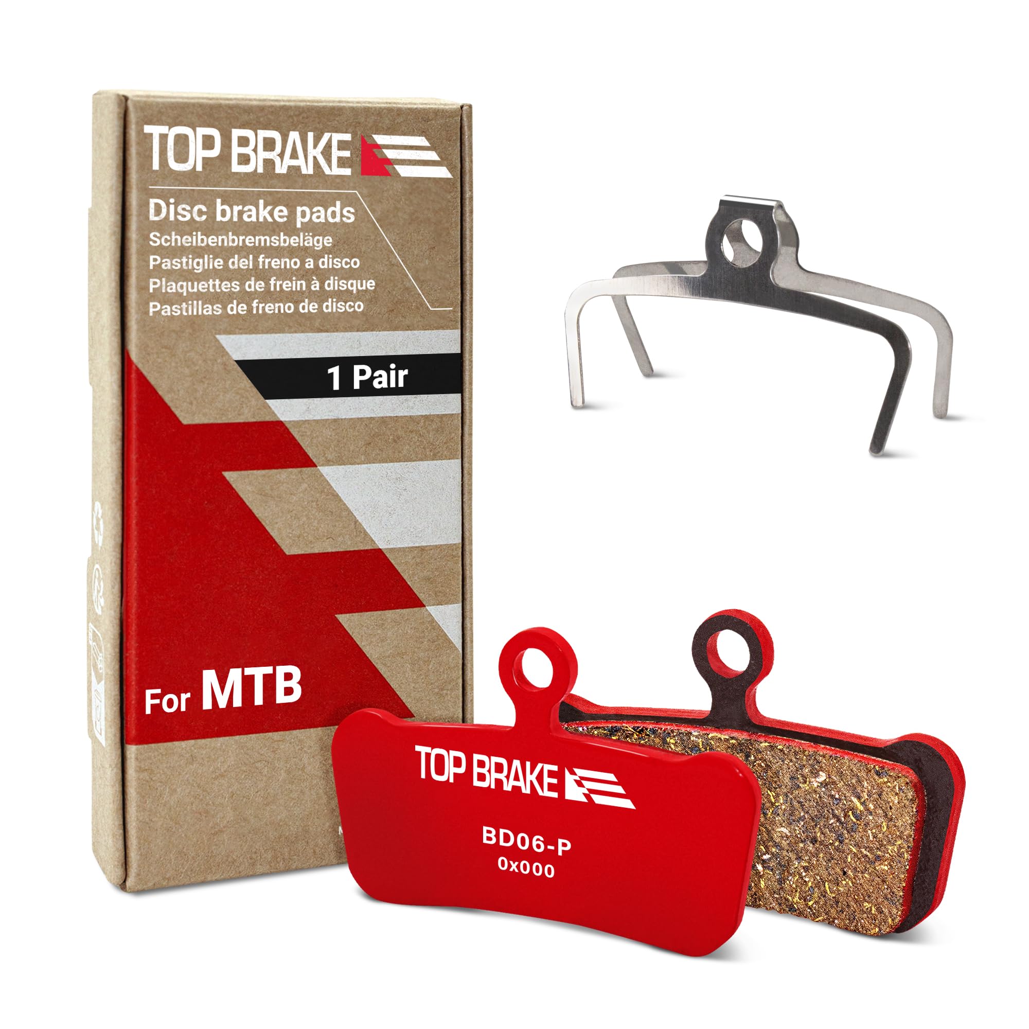 Top Brake Disc Bike Brake Pads for AVID Elixar 7 Trail / Elixir 9 Trail / XO Trail SRAM G2 ,Guide R/RS/RSC Ultimate — image 1